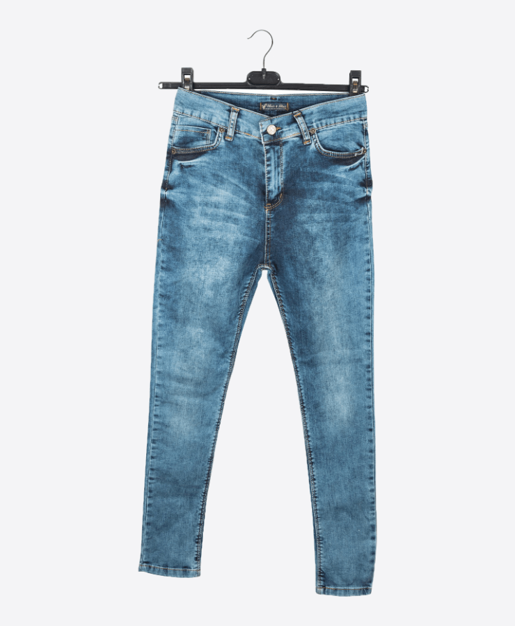 Pánske modré rifle